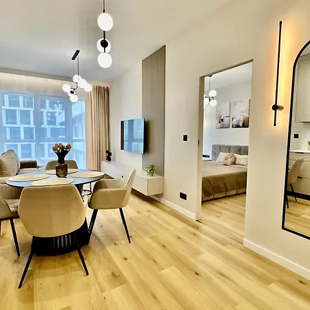 Silesia Prime Global 15 Piętro Wifi Garage Centrum Katowic Spodek Apartament