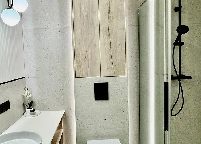 Silesia Prime Global 15 Piętro Wifi Garage Centrum Katowic Spodek Apartament