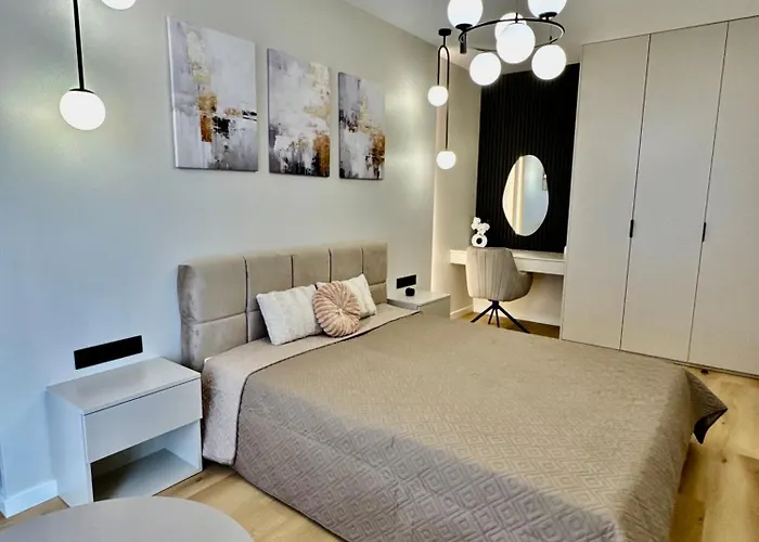 Apartament Silesia Prime Global 15 Piętro Wifi Garage Centrum Katowic Spodek *